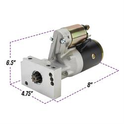Chevy V8 Mini Starter Kit, High Torque Gear Reduction, SBC, BBC