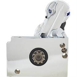 Chevy V8 Chrome Mini Starter, High Torque, SBC, BBC, 1.4 kW