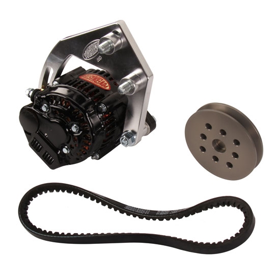 Powermaster 8-800 SB Chevy 50 Amp Mini Alternator Kit w/V-Belt