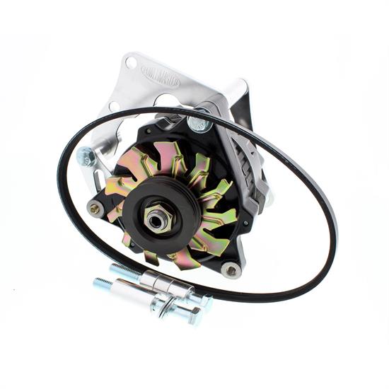 Powermaster 8-722 SB Chevy 75 Amp Mini Alternator w/Serp-Belt Kit
