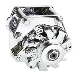 Powermaster 8-27926 Snug-Fit Chrome Alternator, 100 Amp