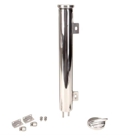 OTB Gear 6857 Radiator Overflow Tank, Aero Cap, 16 Inch, Polished