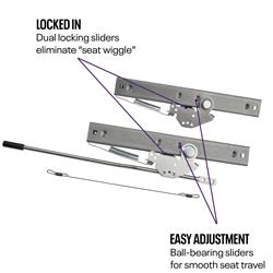Universal Seat Mounting Frame, Slider and Mounts