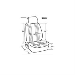 Procar Pro 90 Series Black Vinyl Bucket Seats