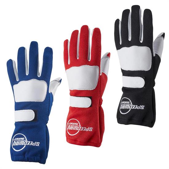 Speedway Red Nomex Racing Gloves-Double Layer-XL