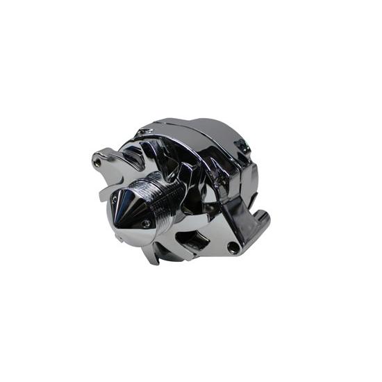 Tuff Stuff Silver Bullet One Wire Alternator, 100 AMP Rating