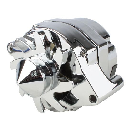 Tuff Stuff Silver Bullet Ford One Wire Alternator, 140 AMP Rating