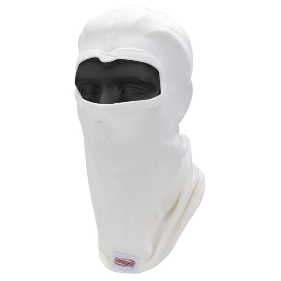 Speedway Single Layer Nomex Hood, White