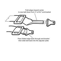Crow 11005 Bolt-In 5-Point Racing Harness, Pull Down, Purple