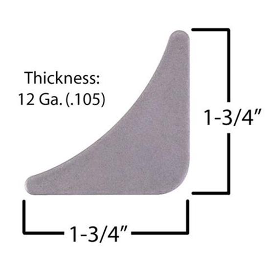 Standard Roll Bar Gussets - Pack of 25