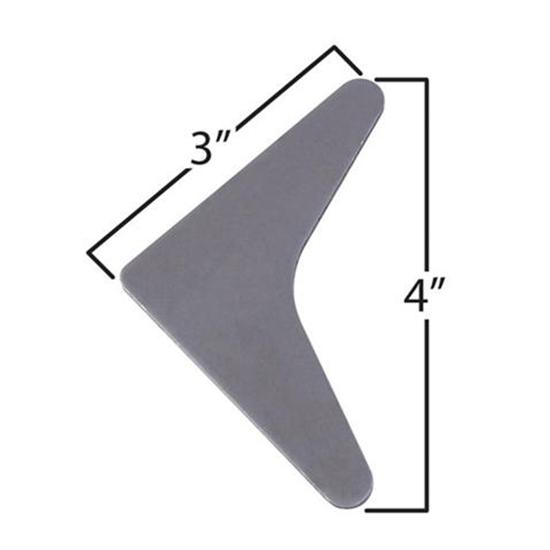 Large Solid Roll Bar Gussets - Pack of 5