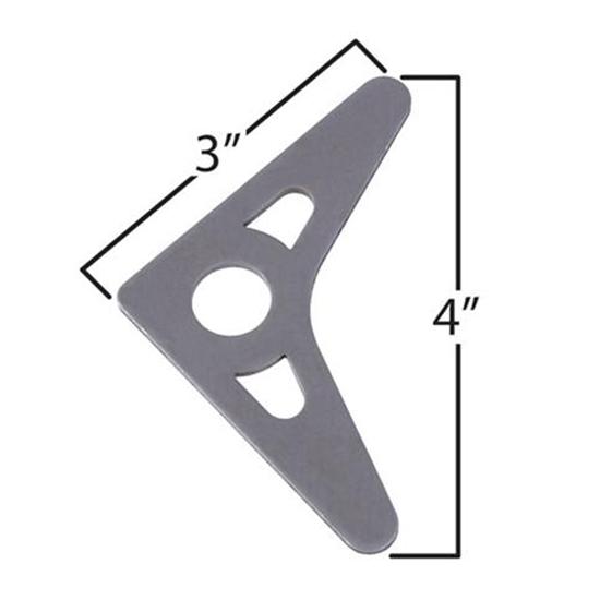 Large Roll Bar Gussets with Holes - Pack of 5