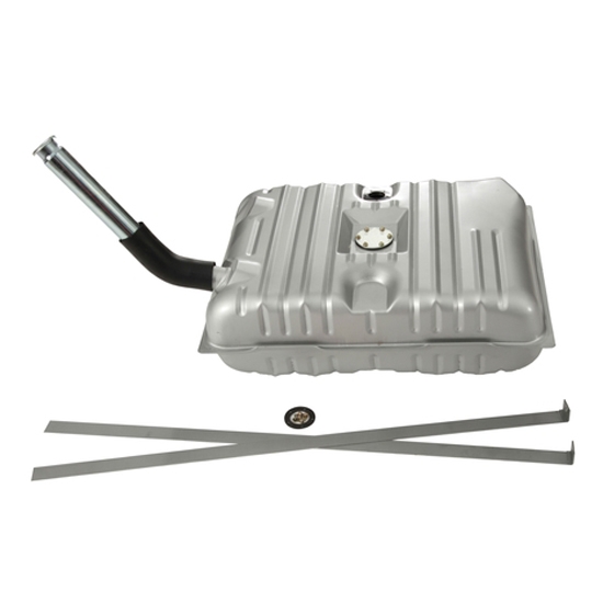 Tanks Inc. 53-CGX Fuel Tank Kit for 1953-1954 Chevy Car, Steel