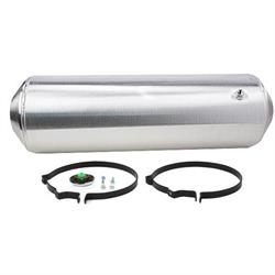 Spun Aluminum Fuel Tank, 11 Gallon, 10 x 33 Inch, Offset Outlet