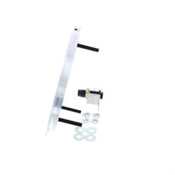 Speedway Polished Billet Aluminum Oval Fuel Fill Filler Door
