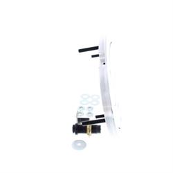 Speedway Polished Billet Aluminum Oval Fuel Fill Filler Door