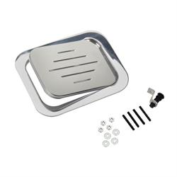 Speedway Polished Billet Aluminum Rectangular Fuel Fill Filler Door