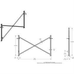 Speedway Chromoly Round Tube Rear Wing Tree