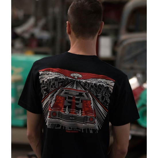 MAX GRUNDY Red Threat T-Shirt, Black