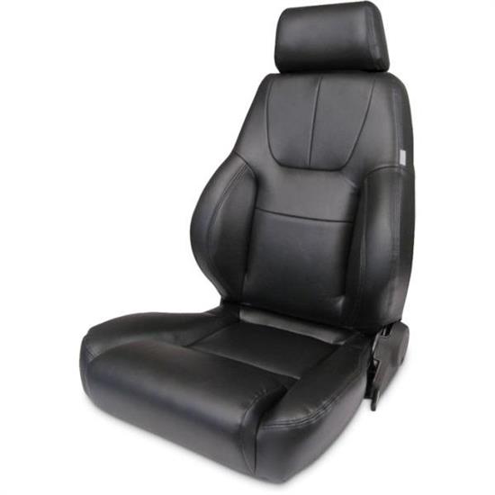 Procar 80-1200-51L-LEATHER Elite Lumbar Seat, Driver, Leather