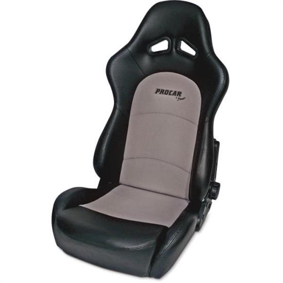 Procar 80-1615-73 Sportsman Pro Seat, Neutral, Velour/Vinyl