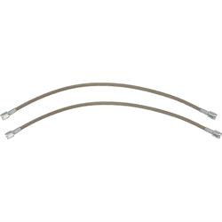Stainless Steel 90 Degree End Brake Hose Kit, 55-57 Chevy w/ FDL