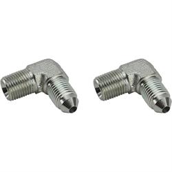 Stainless Steel 90 Degree End Brake Hose Kit, 55-57 Chevy w/ FDL