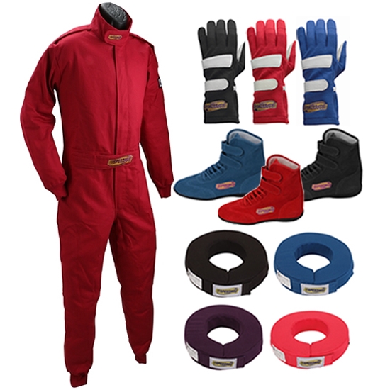 Speedway Single Layer One Piece Economy Racing Suit Combos