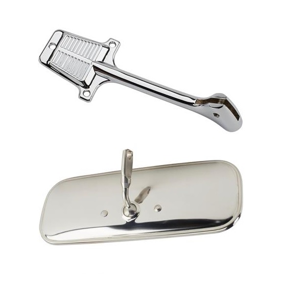 1960-1971 Chevy Truck Inside Mirror and Bracket, Chrome/Stainless
