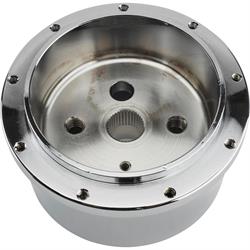 Chrome T-Style Steering Wheel with Wheel Adapter and Horn Button