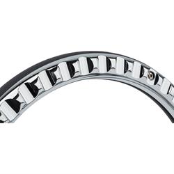 Chrome T-Style Steering Wheel with Wheel Adapter and Horn Button
