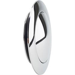 Chrome T-Style Steering Wheel with Wheel Adapter and Horn Button