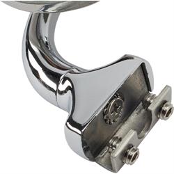 Universal L/R Side Clamp-On Door Top Peep Mirror, 4 Inch, Pair