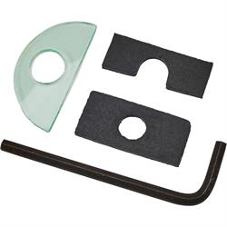 Universal L/R Side Clamp-On Door Top Peep Mirror, 4 Inch, Pair