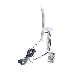 Universal Rear View Door Peep Mirror w/ LED Turn Signal, Pair