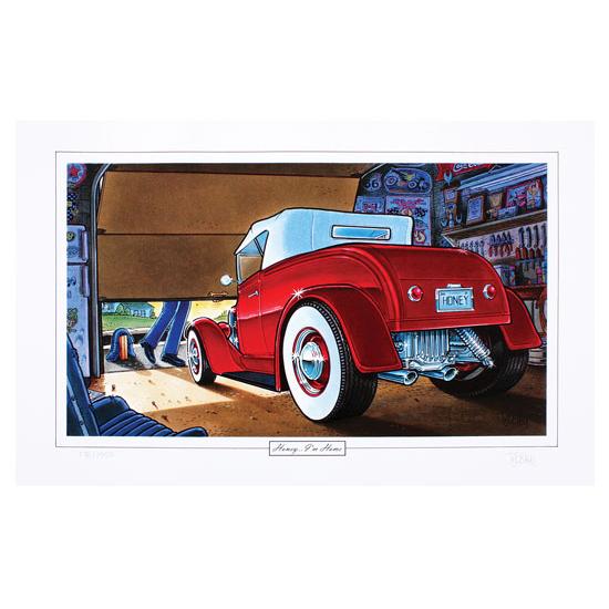 Limited Ed. George Trosley Print - Honey I'm Home