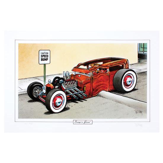 Limited Ed. George Trosley Print - Bump n' Grind