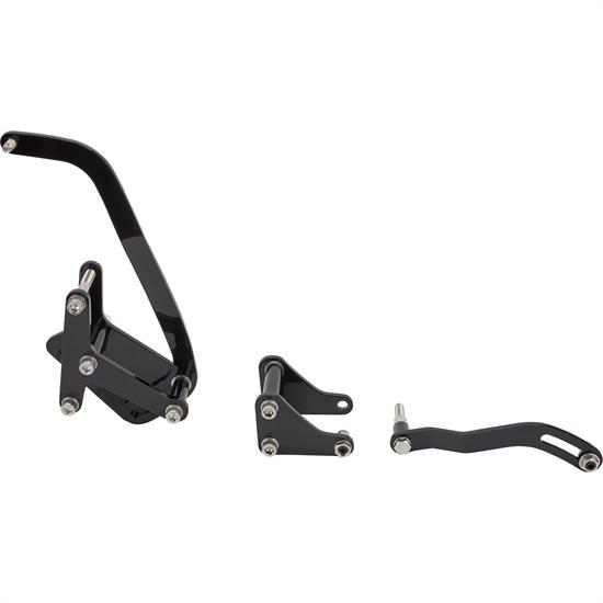 Bills Hot Rod Co. SBC P/S and Alternator Brackets, Black