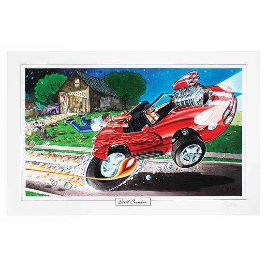 Limited Ed. George Trosley Print - Still Crankin