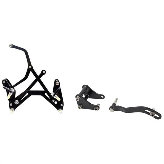 Bills Hot Rod Co. SBC A/C, P/S, and Alternator Brackets, Black