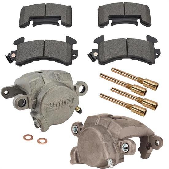 78-88 GM Metric Loaded Brake Caliper Kit w/D154 Street Brake Pads