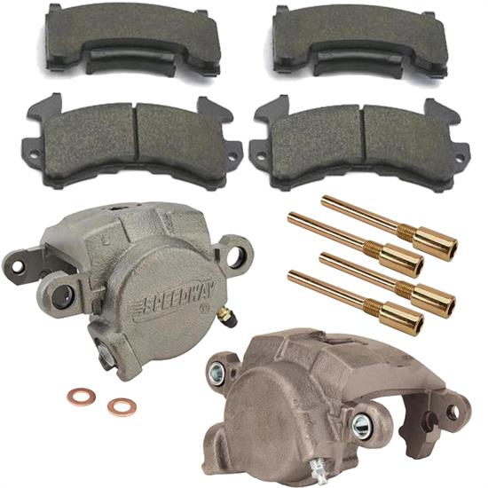 78-88GM Metric Loaded Brake Caliper Kit w/D154 Wilwood PolyE Pads