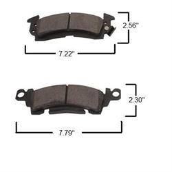 IMCA 69-77 GM Loaded Brake Caliper Kit w/Street Brake Pads/Bolts