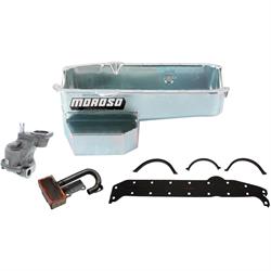 Moroso Oil Pan w/Plug -High Volume Oil Pump/Pickup Kit, 55-79 SBC