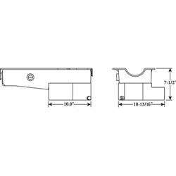 Moroso Oil Pan w/Plug -High Volume Oil Pump/Pickup Kit, 86-Up SBC