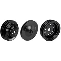 SBC Pulley Set, 2-Groove Up/3-Groove Low/Single-PS, Short Pump