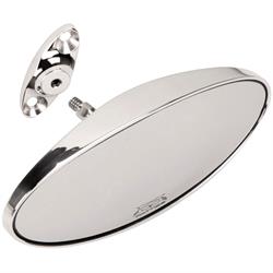 Hagan Fattie Oval Rear-View Mirror Assembly Kit w/Base
