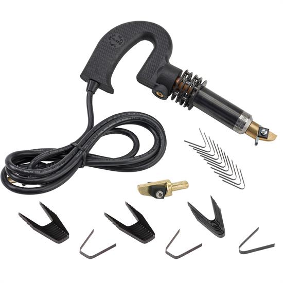 Speedway Deluxe 110V / 250 Watt Tire Grooving Iron Kit w/ #4, #8