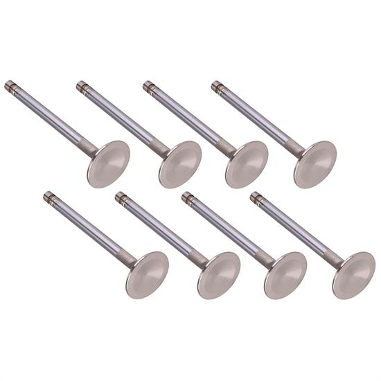 Super Duty Steel Exhaust Valves, 1.60 Inch, .100 Longer, Set of 8
