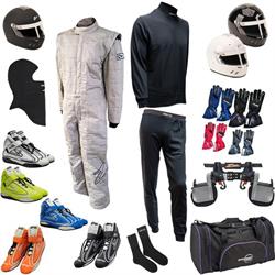 Zamp Mega Racer Safety Kit, ZR-30 Triple-Layer 1-Piece Suit, Grey